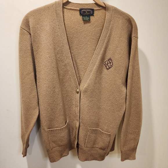 Charter Club vintage 100% lambswool button Down cardigan size M - Picture 12 of 12